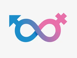 男女创意标志素材免抠