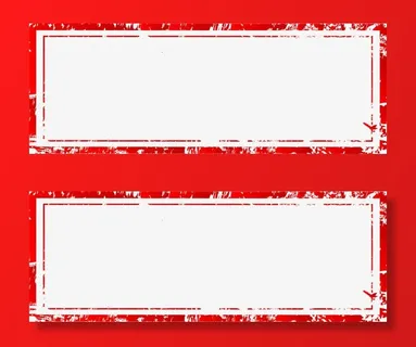 印章边框免抠装饰中国风元素