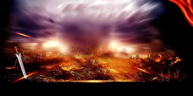 游戏比赛巅峰对决背景模板高清