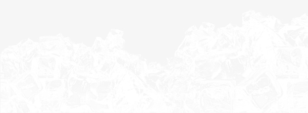 白色清新冰块装饰图案免抠