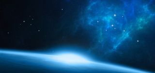 企业科技科幻蓝色电子海报背景高清