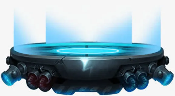 科技发光底座免抠