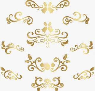 古典优雅装饰花边免抠