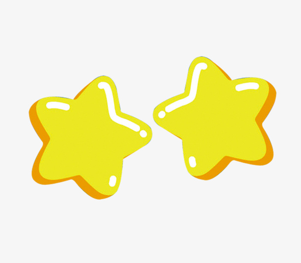 好看的卡通小星星免抠