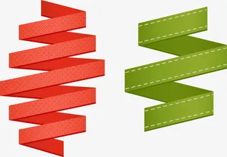 循环螺旋丝带免抠