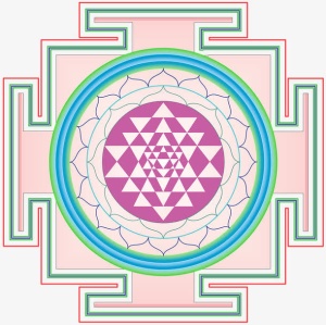迷宫圆形背景图片