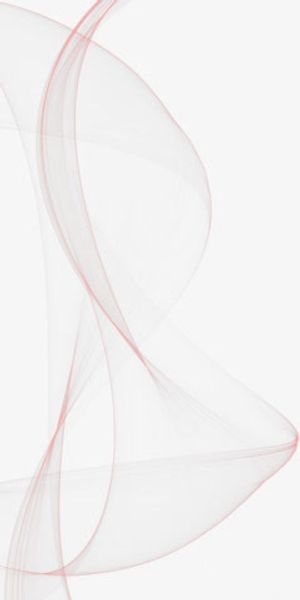 淡红色飘带丝带免抠