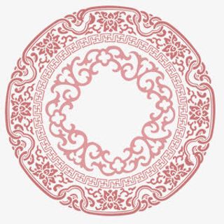 红色中国风剪纸免抠