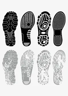 矢量板鞋脚步免抠