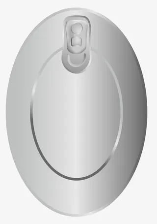 椭圆形矢量拉环卡通盒子免抠