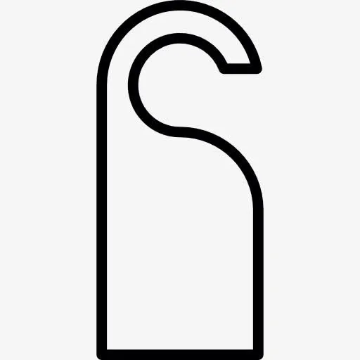 门上挂着图标免抠