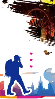 旅行H5背景高清