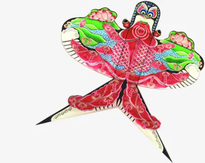 春天户外风筝手绘免抠 春天户外风筝手绘免抠