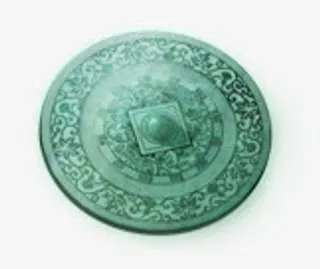 手绘中国风砚台盖子免抠