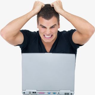 电脑办公的人免抠