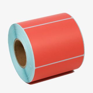 红色条码打印纸免抠