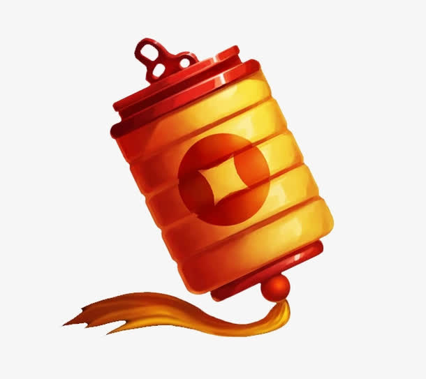 黄色灯笼免抠