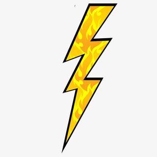 手绘闪电免抠