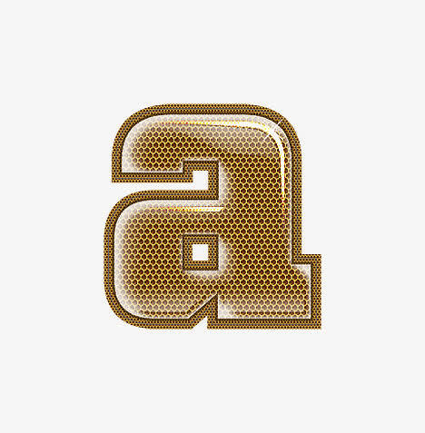 金属网字母a免抠