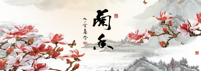 中国风古风banner背景高清