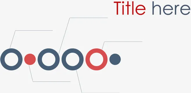 简约圆环气泡图.免抠