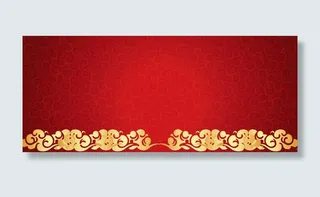 红色质感底纹背景免抠