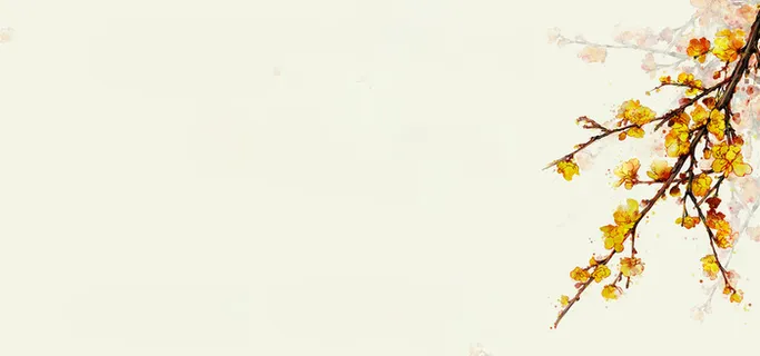 手绘古风小花高清