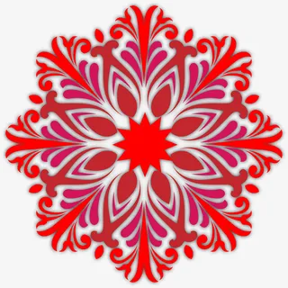 怀旧镂空花纹装饰图案免抠