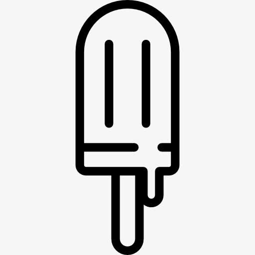 融化的冰淇淋图标免抠