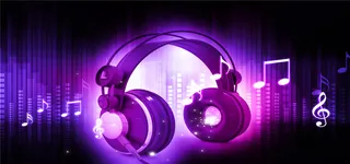 炫彩音乐科技背景高清