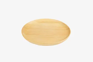 棕色木质纹理木圆盘实物免抠