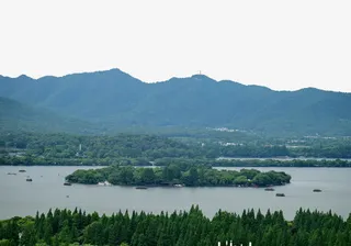 西子湖畔美景免抠