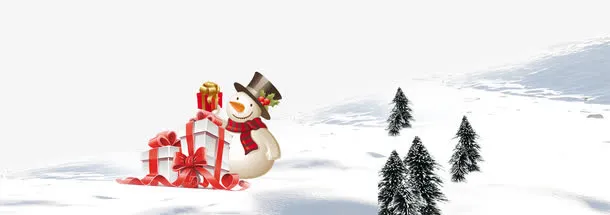 圣诞雪人素材免抠