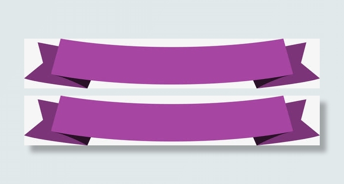 紫色矢量丝条图免抠