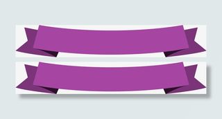 紫色矢量丝条图免抠