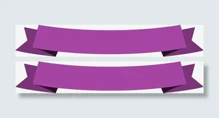 紫色矢量丝条图免抠