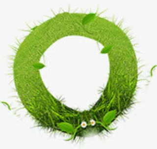 o绿草卡通毕业季免抠