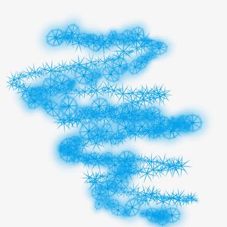 蓝色光效果素材免抠