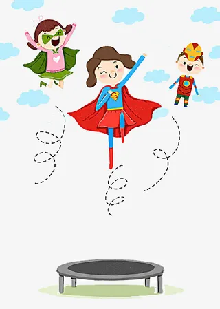 免扣欢呼的孩子免抠