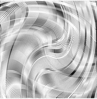 黑色扭曲线条边框纹理免抠