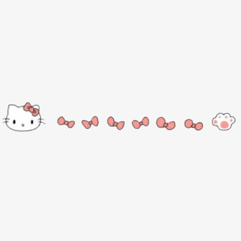 HelloKitty分界线免抠