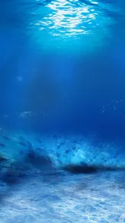 阳光照射进深海H5背景高清