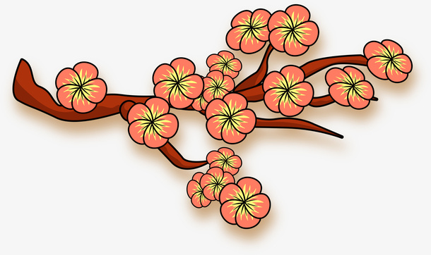 节日树枝元素免抠