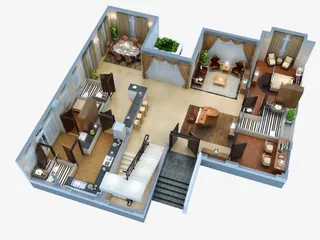 3D户型图效果图免抠