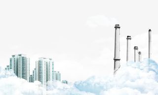 城市环境恶化免抠