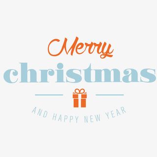 圣诞与新年艺术字矢量图免抠
