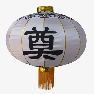 白色的灯笼免抠