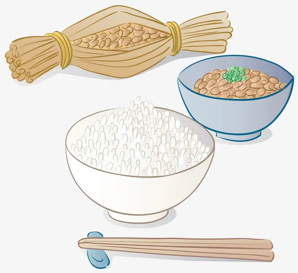 手绘各类米饭免抠