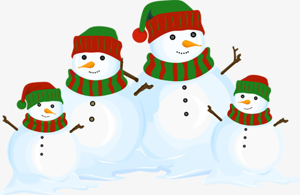 冬天里的雪人6免抠