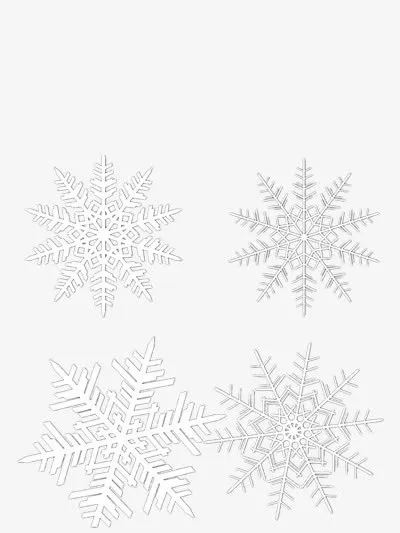 雪花免抠